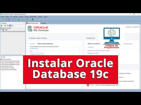 Como instalar Oracle Database 19c y SQL Developer - YouTube
