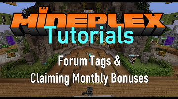 Mineplex Tutorial: How to Fix your Forum Tag and Claim Monthly Bonuses [Minecraft: Tutorial]