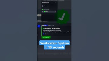 Unlock a Powerful Verification System on Your Discord Server! ✅ (in 18 seconds)