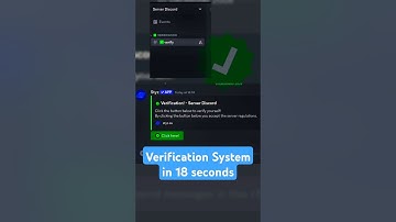 Unlock a Powerful Verification System on Your Discord Server! ✅ (in 18 seconds)