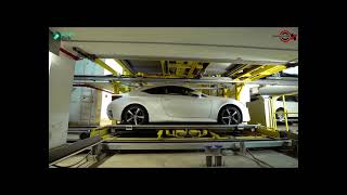 Automated parking operation-SimmaPark shuttle crosswise pallet parking in Israel