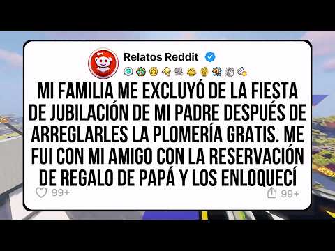 Mi familia me excluyó de la fiesta de jubilación de mi padre tras arreglarles la plomería. Luego...