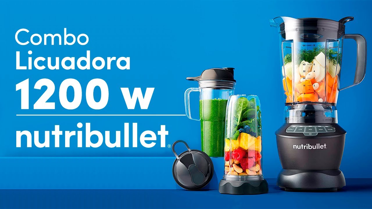  NutriBullet ZNBF30500Z - Set de licuadora de 1200 W de