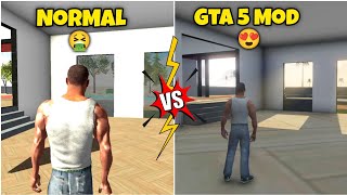 Indian Bike Driving 3d Normal Vs Gta 5 Mod  Indian Bike Driving 3d New Update