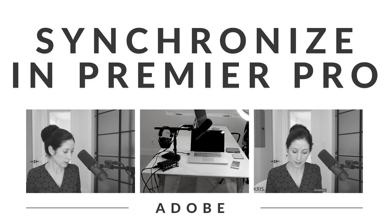 How to synchronize in premier pro in 1 minute | Adobe premier pro sync (easy)