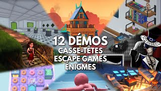 Test de 12 Démos - Casse-Têtes, Escape Games, Objets Cachés & Enigmes (timers & noms en description) screenshot 1