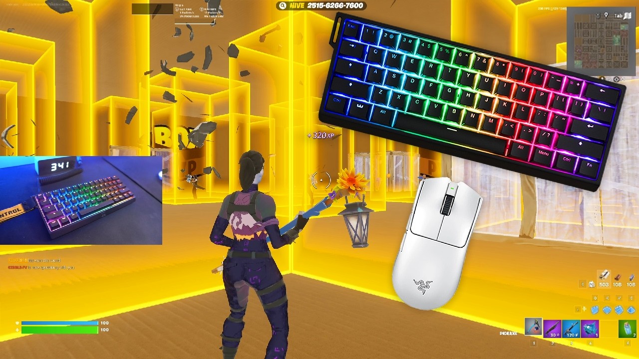 Wooting 60HE vs. Wooting 80HE😍Satisfying Keyboard & Mouse Sounds 360FPS 4K