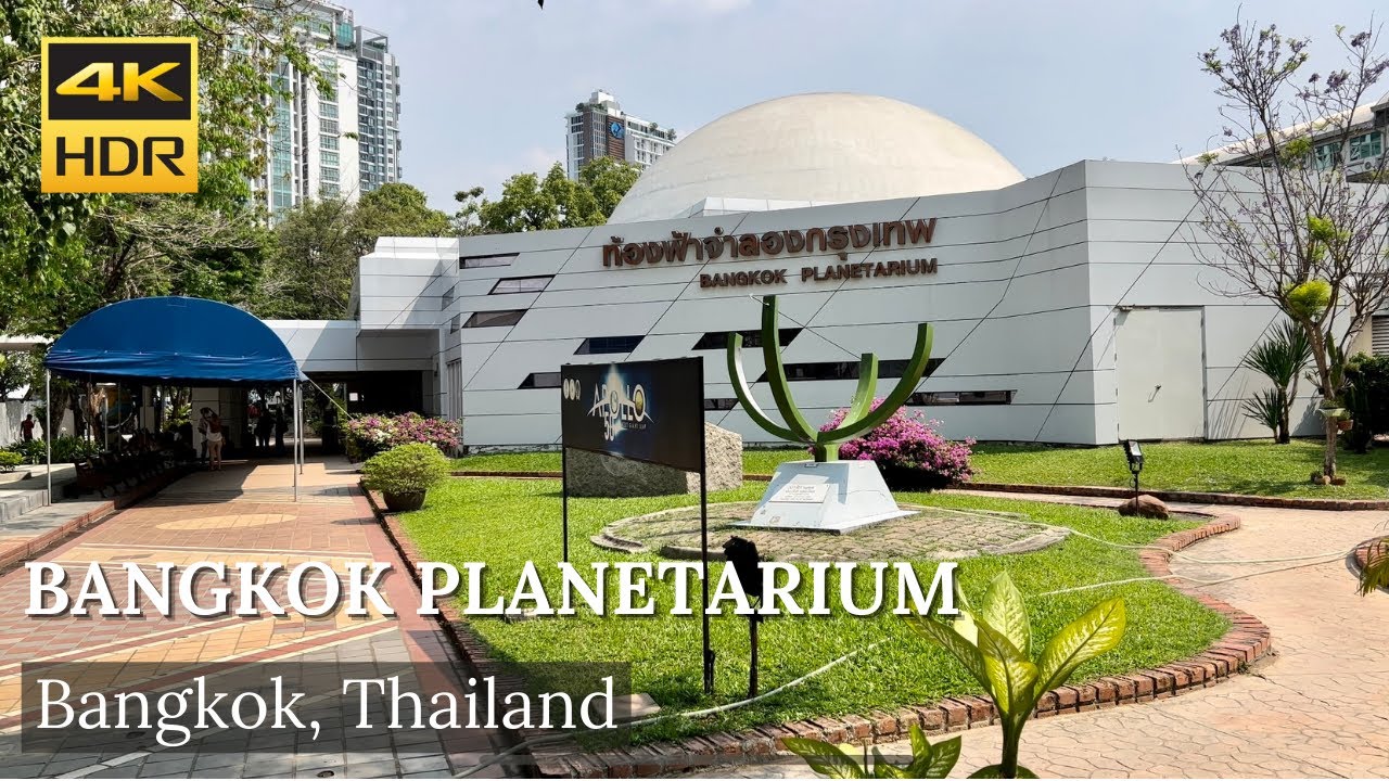 4K HDR Walk around Bangkok ท้องฟ้าจำลองกรุงเทพ Part 1/