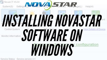 Installing NovaLCT on Windows 8 & 10 - Installing LED Controller Software