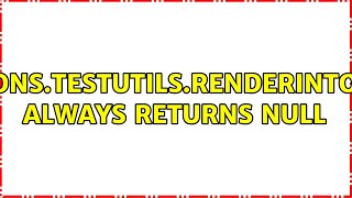 React.addons.TestUtils.renderIntoDocument always returns null (2 Solutions!!)