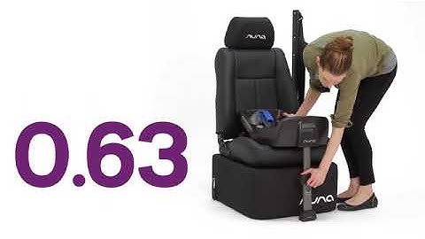 Nuna 5 Second Install ISOFIX base video