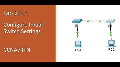 Lab 2.5.5 Configure Initial Switch Settings