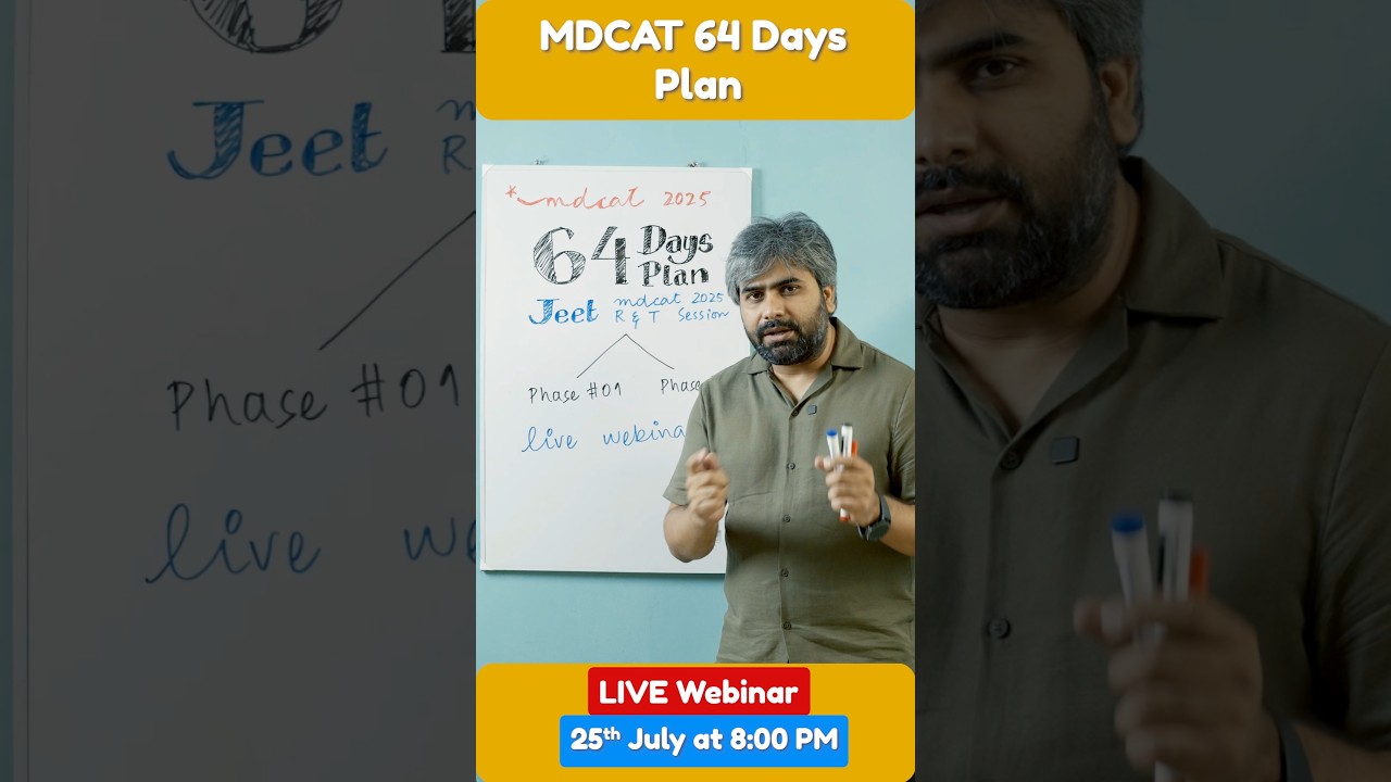 MDCAT | 64 Days Plan 