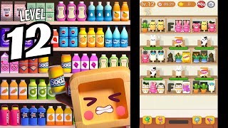 🏅 Goods Sort 🍒🥤🪆 LEVEL 12 🍄🧃🧸 Gameplay Walkthrough