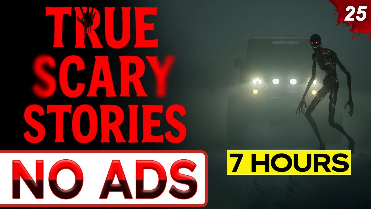 🔴 NO ADS 🔴 7 HOURS of TRUE Scary Stories for Sleep | Rain Sounds | Ep. 25