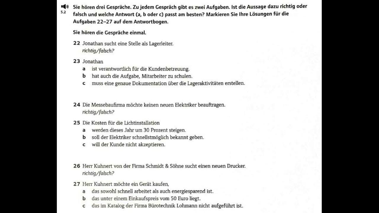 übungstest 2 Deutsch-test Für Den Beruf B2 Pdf www.youtube.com