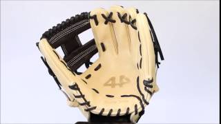 44 Pro Custom Baseball Gloves Signature Series Bone And Black I Web