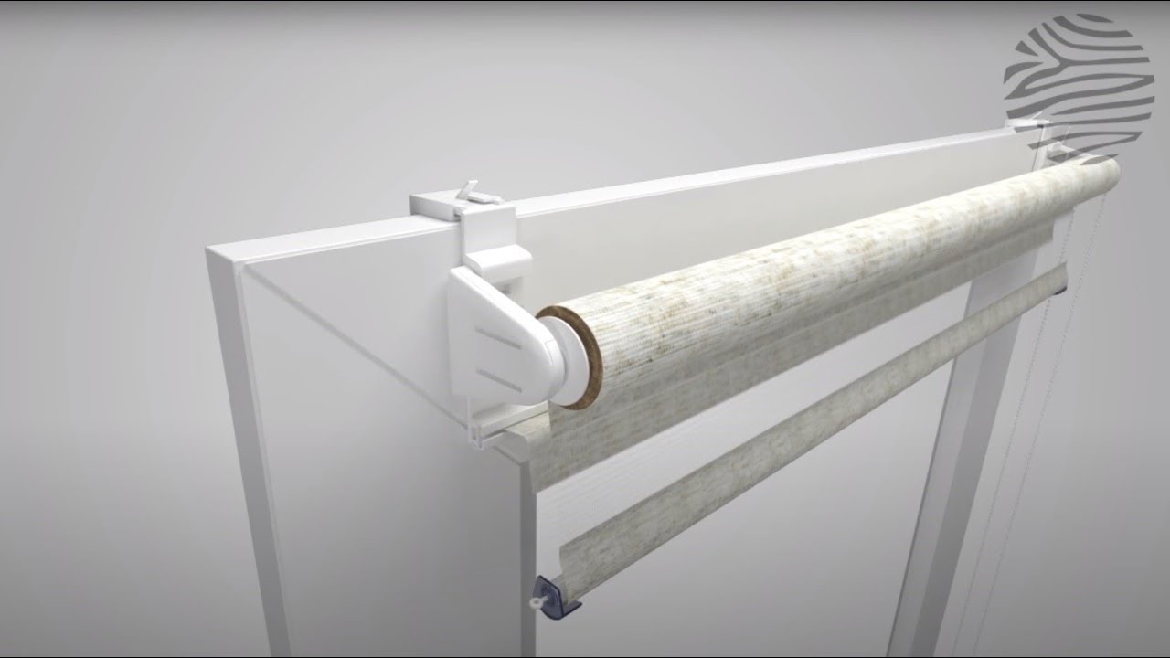 Montáž rolet DEN A NOC   zavěšením na okenní křídlo - systém MINI