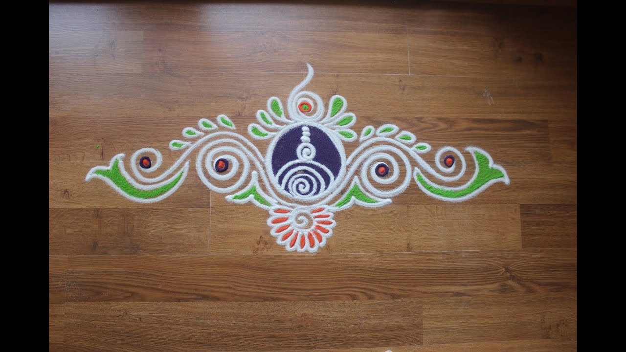 Instant Rangoli Borders designs by Shital Daga, rangoli designs with ...