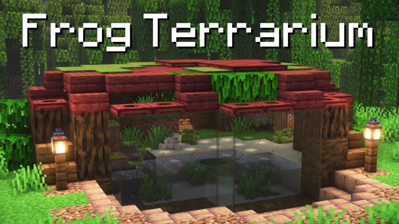 EASY Terrarium for Frogs in Minecraft / Minecraft Frog 
