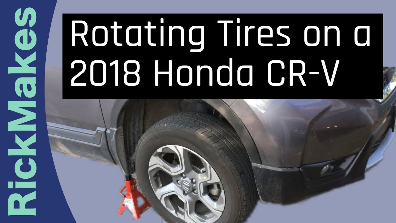 Rotating Tires on a 2018 Honda CR-V - YouTube