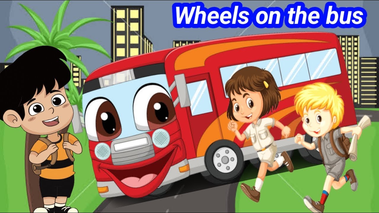 Wheels on the bus Wheels on bus rhymes wheels on the bus go round and round YouTube