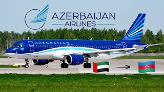 Azerbaijan Airlines Airbus A320 | 🇦🇪 Dubai to Baku 🇦🇿 [FULL FLIGHT REPORT]