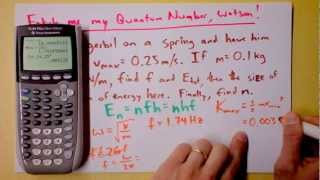 Quantum Mechanical Harmonic Oscillator Worked Example | Doc Physics