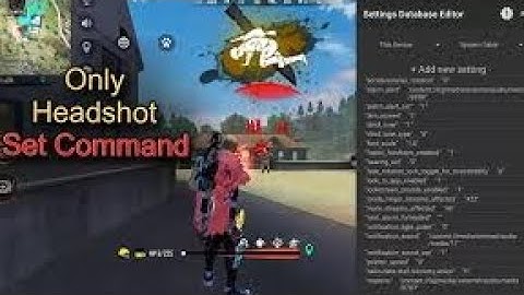 Top 5set edit commands for headshot in free fire 2023😱😱||Set edit||Ff headshot setting||