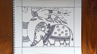 madhubani easy beginners