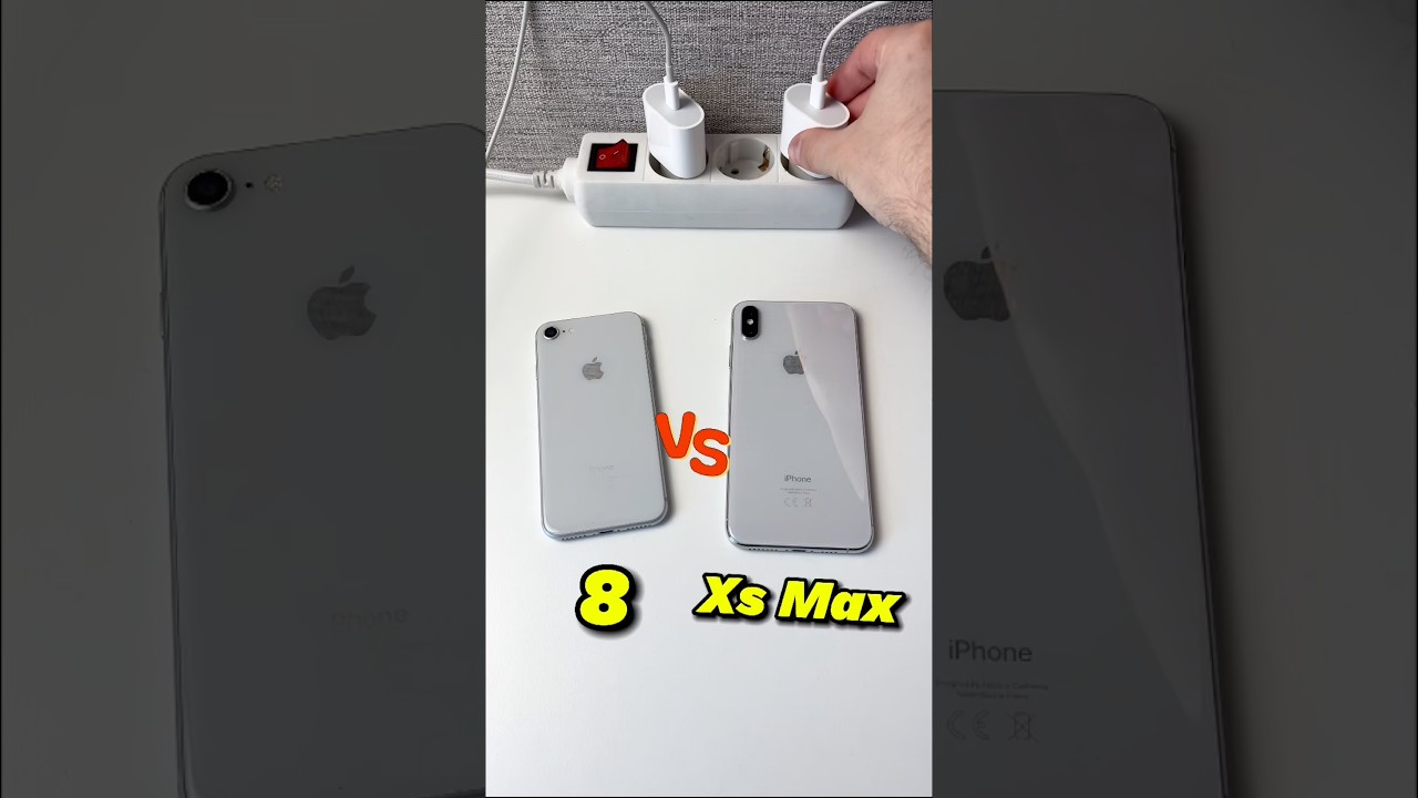 iPhone 8 Vs Xs Max Comparison Power On Boot Up Speed Best Test