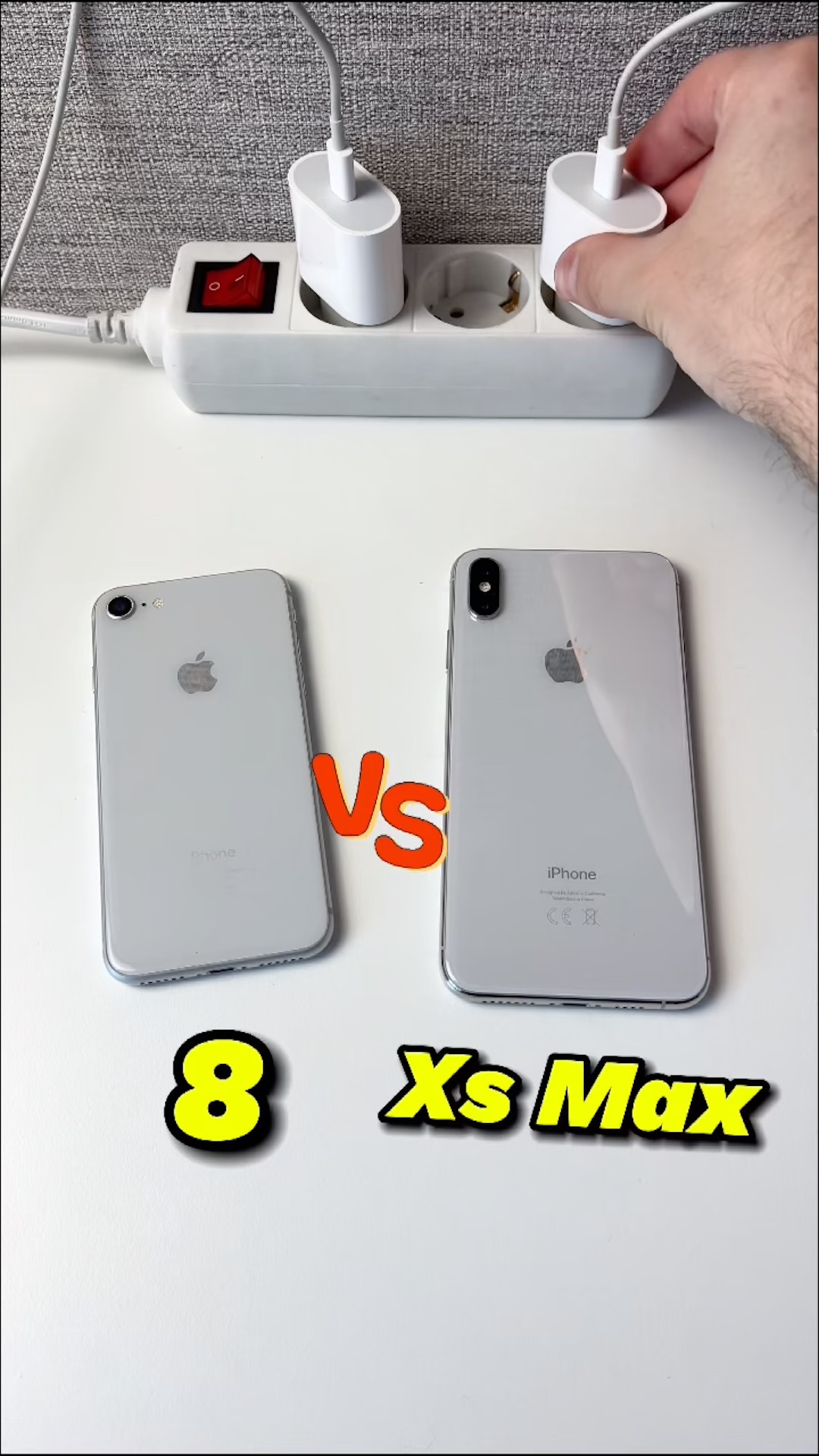 iPhone 8 Vs Xs Max Comparison Power On Boot Up Speed Best Test