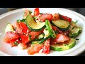 Любимый летний салат! Быстрый салат из кабачков за 5 минут // Вкусный салат за 5 минут