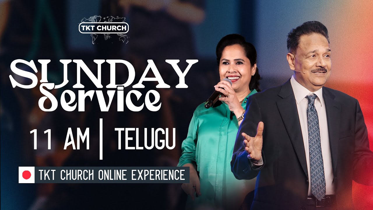 Telugu Service Live with Bishop Samuel & Pastor Merlyn Patta | TKT CHURCH 11 AM