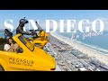 Recorriendo SAN DIEGO en el SIDECAR de una MOTOCICLETA - Pet-friendly tour por La Jolla | Mar Espejo