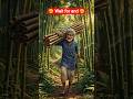 Grandpa crafted his house🏡 from Bamboo streak and Palm leaves | mini woods toys | wooden crafting#ai
