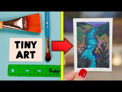 I Tried That Viral Aceo Painting Trend