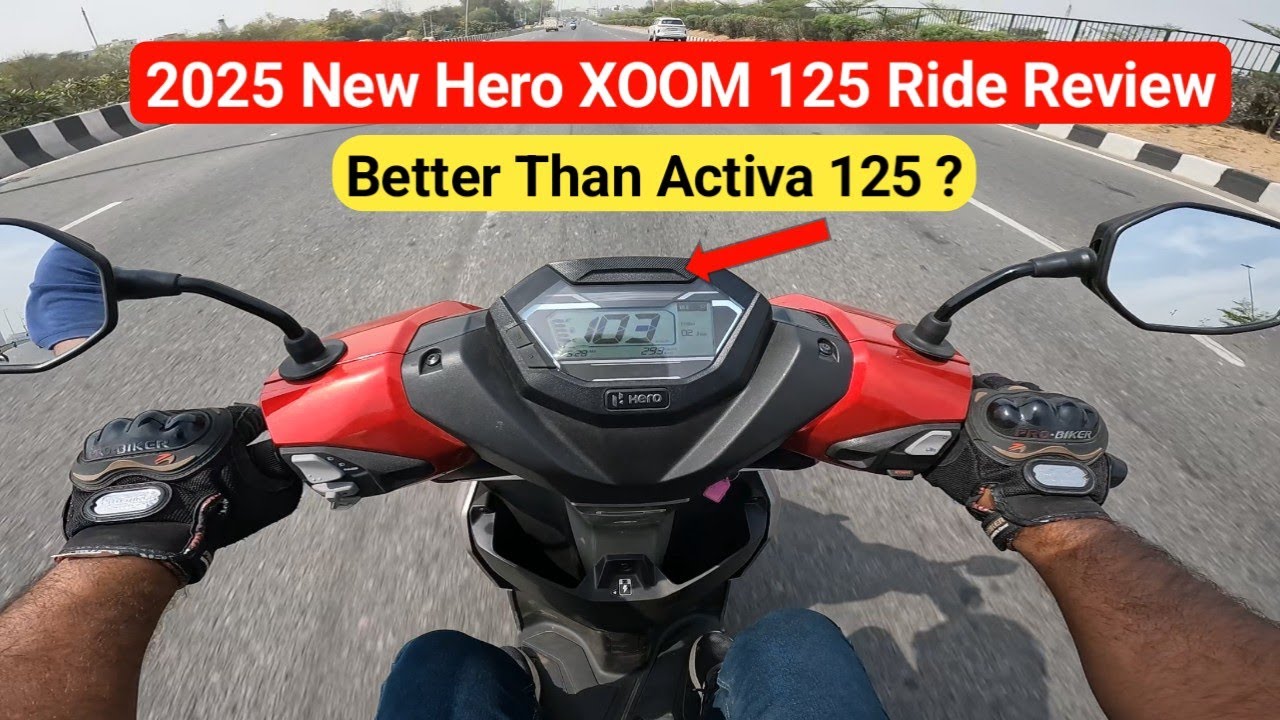 Ye Hai All New 2025 Hero Xoom 125 Ride Review | Top Speed Test Stability | Better Than Activa 125 ?