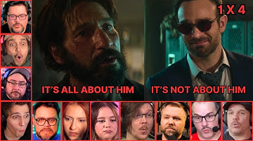 Reactors Reacting To DAREDEVIL MEETS PUNISHER | DAREDEVIL BORN AGAIN EPISODE 4 Reaction Mashup