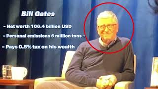 Bill Gates confronted by protesters for 'Green Washing' at Washington University