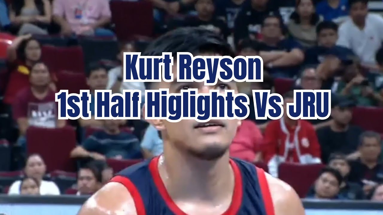 Kurt Reyson Highlights ( 1st Half ) Vs JRU. NCAA Season 99.