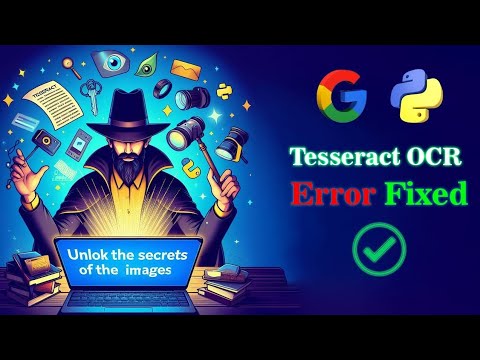 Unlock Text From Images Tesseract OCR + Python on Windows Free ...