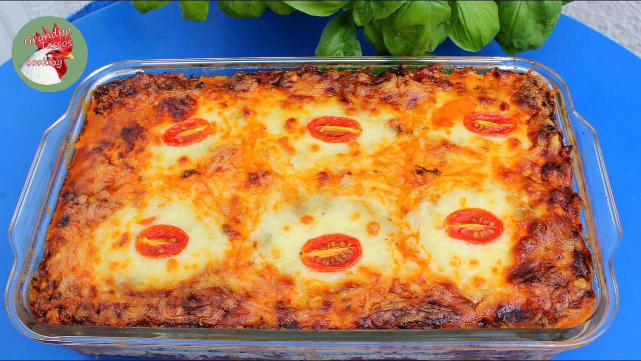 Λαζάνια με κολοκυθάκια |Παππούς Τάσος