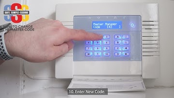 How to change the master code on your intruder alarm