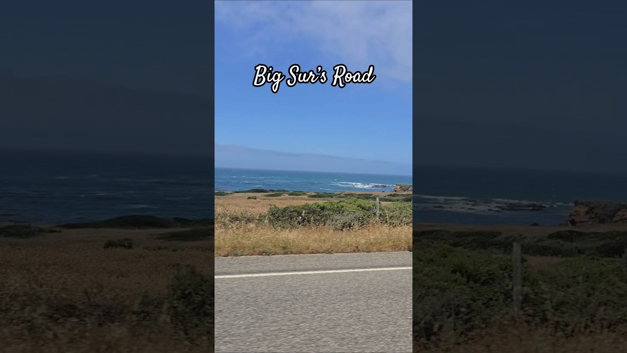 🚙 Epic Drive Along Big Sur's | Travelingtio Shorts 