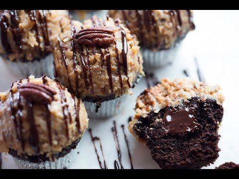 How to make German Chocolate Cupcakes