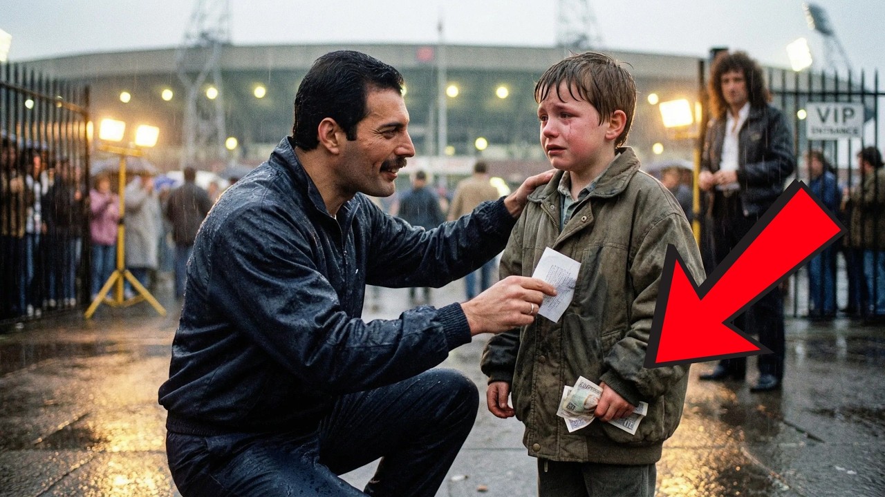 Freddie Mercury Found a Crying Boy Outside Wembley — What He Did Next Created a Musical Legend