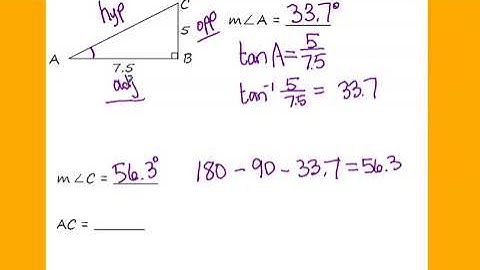 8.3 Solving Right Triangles
