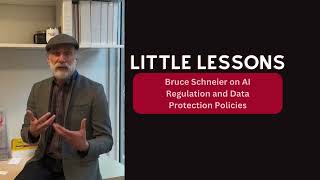 Harvard Professor Bruce Schneier on AI Regulation and Data Protection Policies