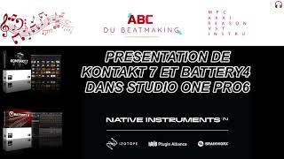 UTILISATION DE KONTAKT7 EN MODE MULTI-TIMBRALE ET DE BATTERY4 LE TOUT AVEC LES SORTIES SEPAREES